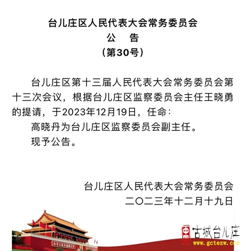 台儿庄区文化广电体育和旅游局人事任命，开启文旅新篇章